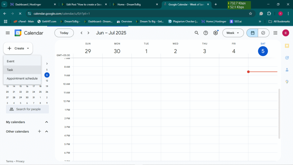 Google calendar by dreamtobig