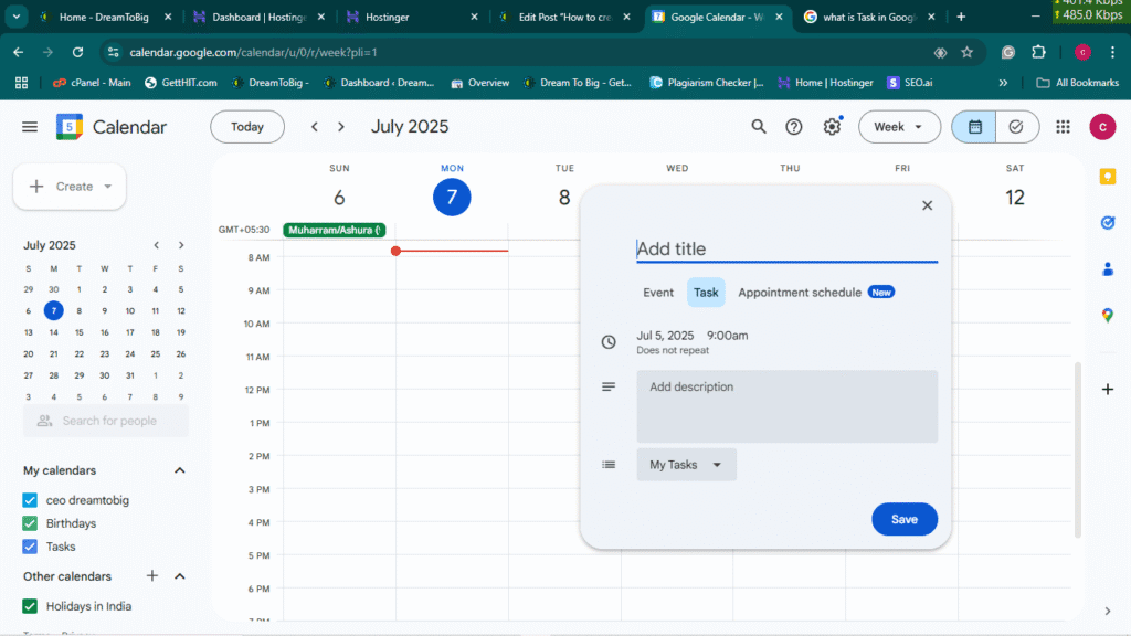 Google Calendar by dreamtobig