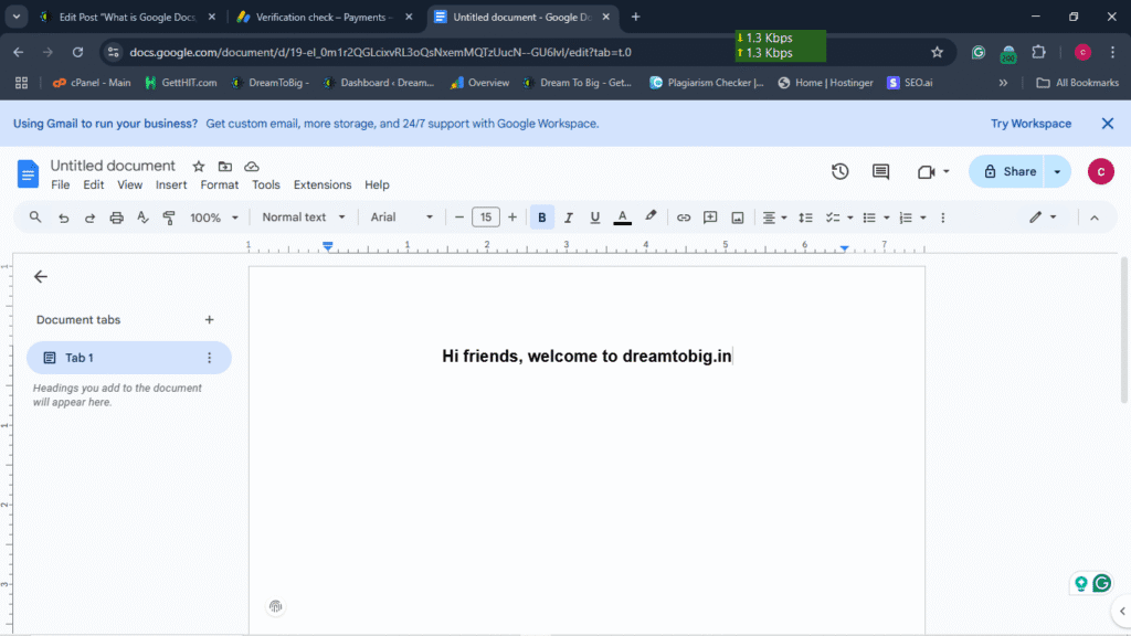 What is Google Docs