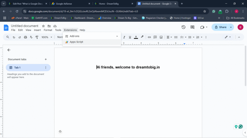 What is Google Docs